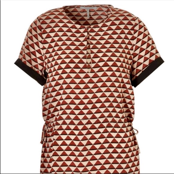 EUC Scotch & Soda Maison Scotch Hip Hop Voila Geometric Print Shift Dress Size S - Picture 3 of 11